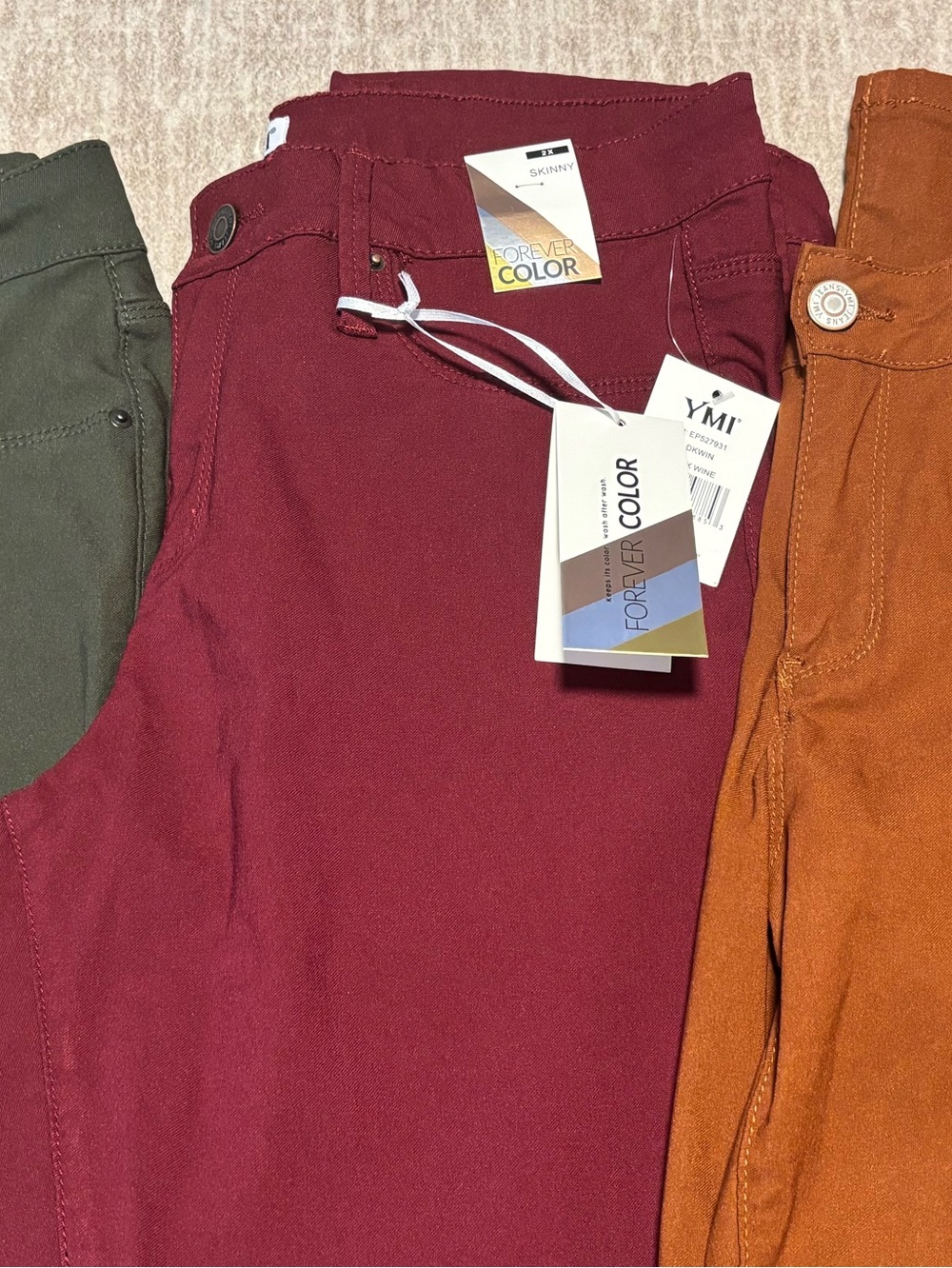LOT plus 2x YMI Fall jeans pants super stretch skinny